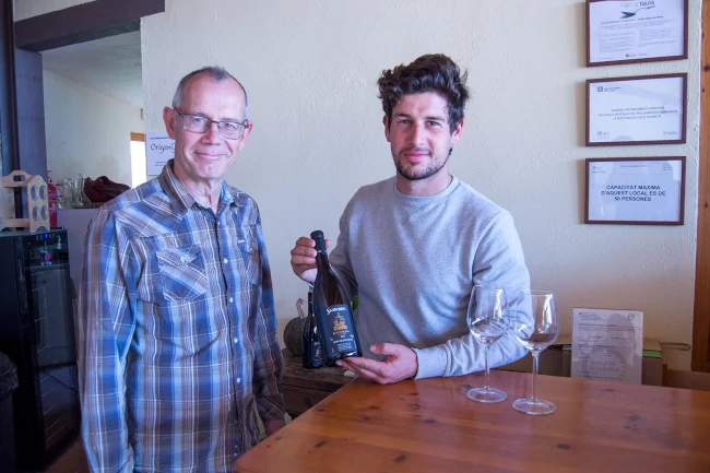 L’Enric i en Martí Bartra del celler Vega de Ribes